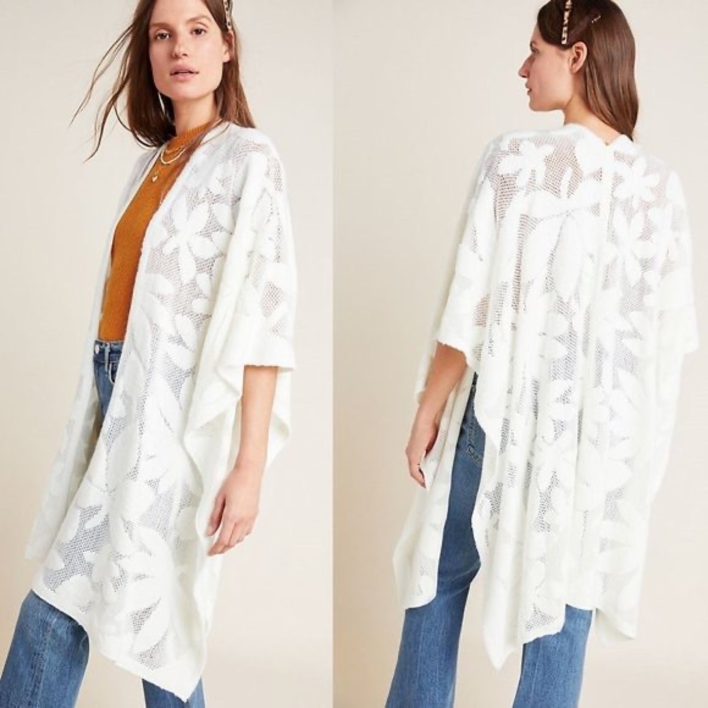Anthropologie Akemi + Kin Ivory Kimono NWT, One Sz